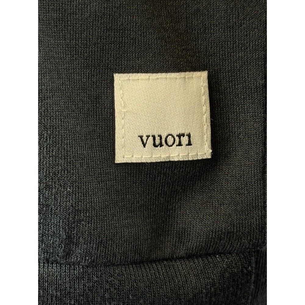 Vuori Halo Essential Crew Pullover Black NWOT Large - Picture 4 of 13